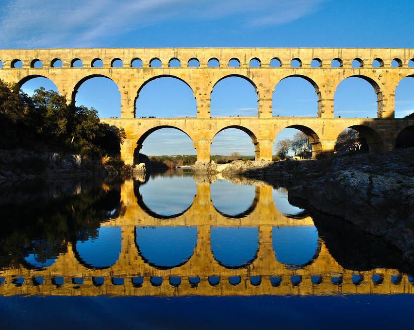 Le Pont du Gard, chef d’oeuvre de l’architecture antique…