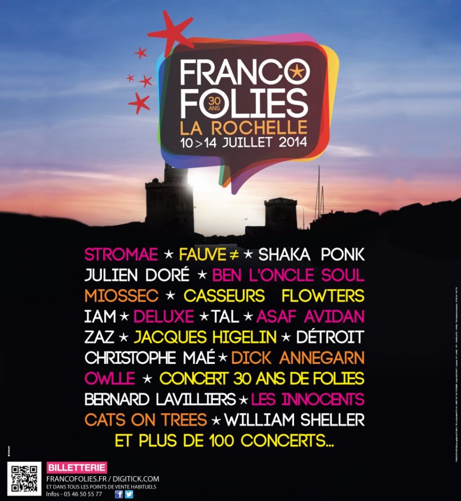 Top 10 festivals 2014 Francofolies